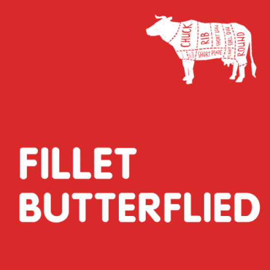 Fillet Butterflied Beef 500g