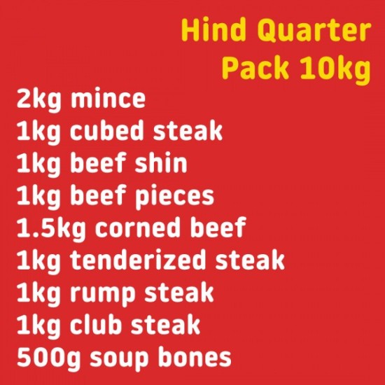 Hind Quarter Pack 10kg Hind Quarter Pack 10kg
