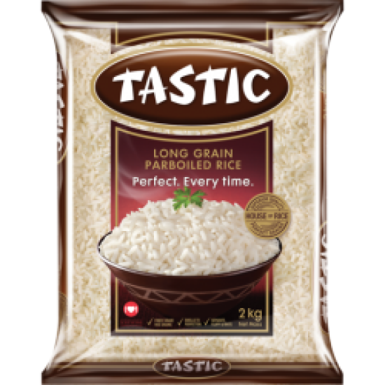 Tastic Long Grain Parboiled Rice 2kg Tastic Long Grain Parboiled Rice 2kg