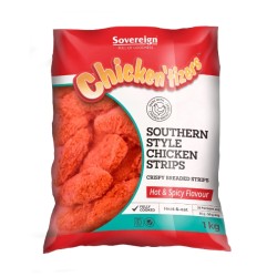 Chicken'tizers - Strips 1kg Hot 'N' Spicy 