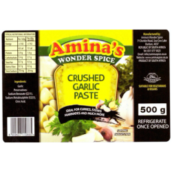 Amina's GARLIC CRUSHED 300GR