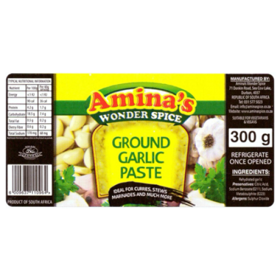 Amina's GARLIC GROUND 300G Amina's GARLIC GROUND 300G