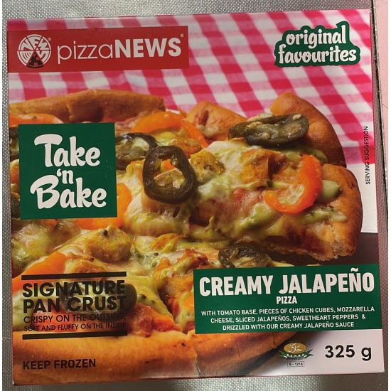 Pizza News Pizza - Creamy Jalapeño Pizza News Pizza - Creamy Jalapeño