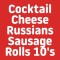 Cocktail Cheese Russians Sausage Rolls 10's