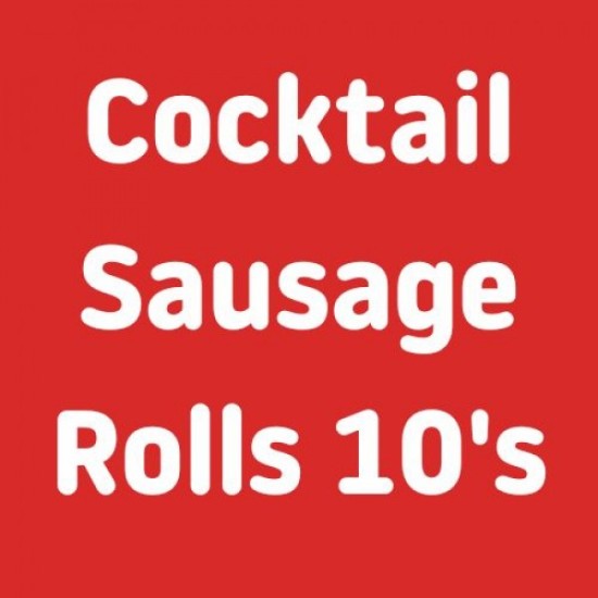 Cocktail Sausage Rolls 10's